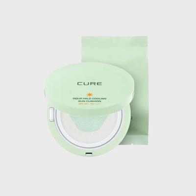 [Kim Jungmoon Aloe] Cure Aqua Mild Sun Cushion Saison 3 Produit Principal 25g + Recharge 25g