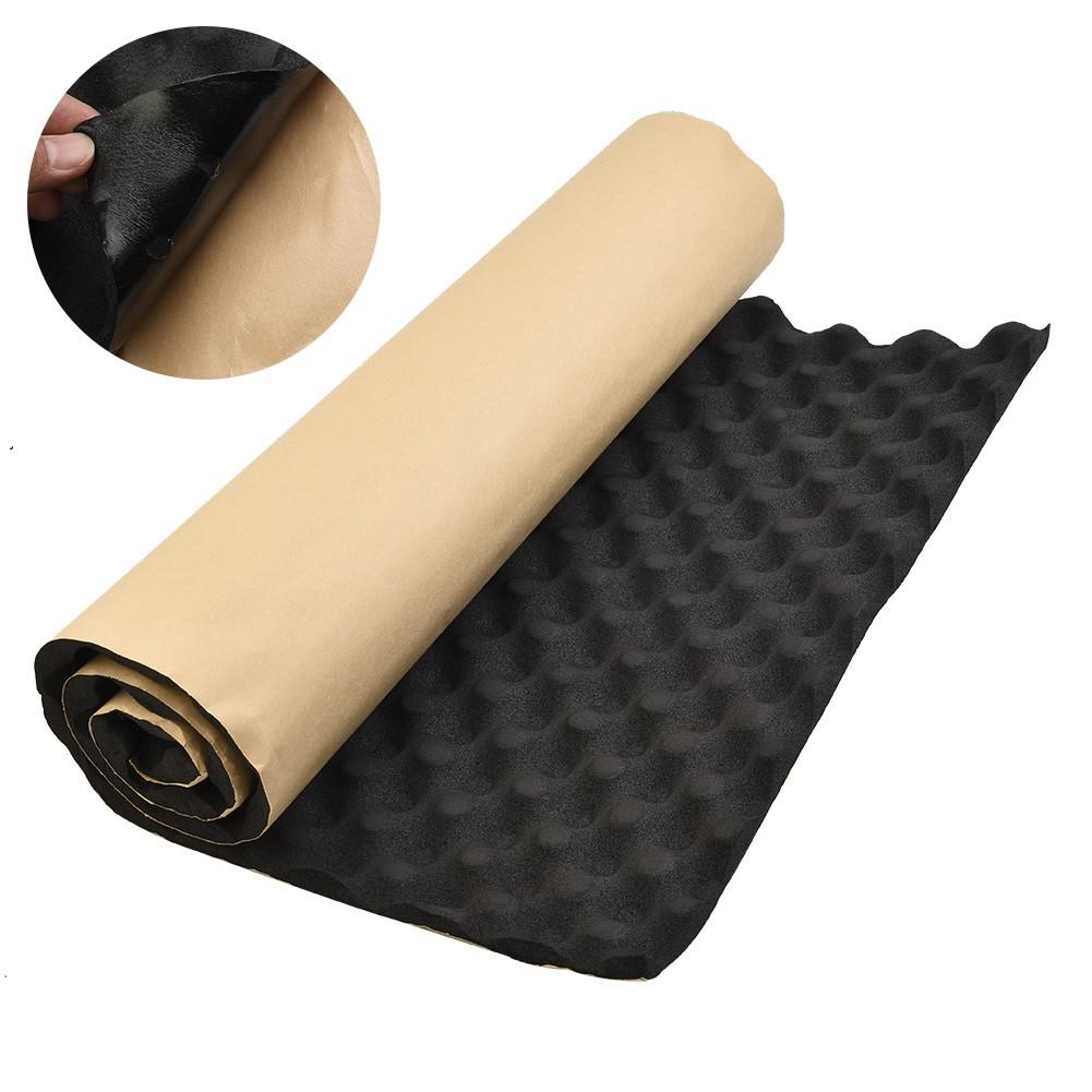 Noise Sound Deadener Mat Acoustic Dampening Foam Subwoofer Black New Hot