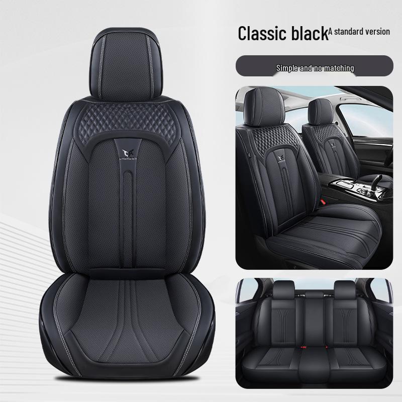 Breathable Leather Car Seat Cover Cushions for All Seasons