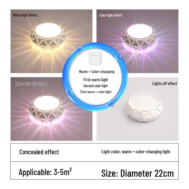 Modern Embedded Corridor Downlight - Creative Spotlight for Foyer & Hallway Ceilings