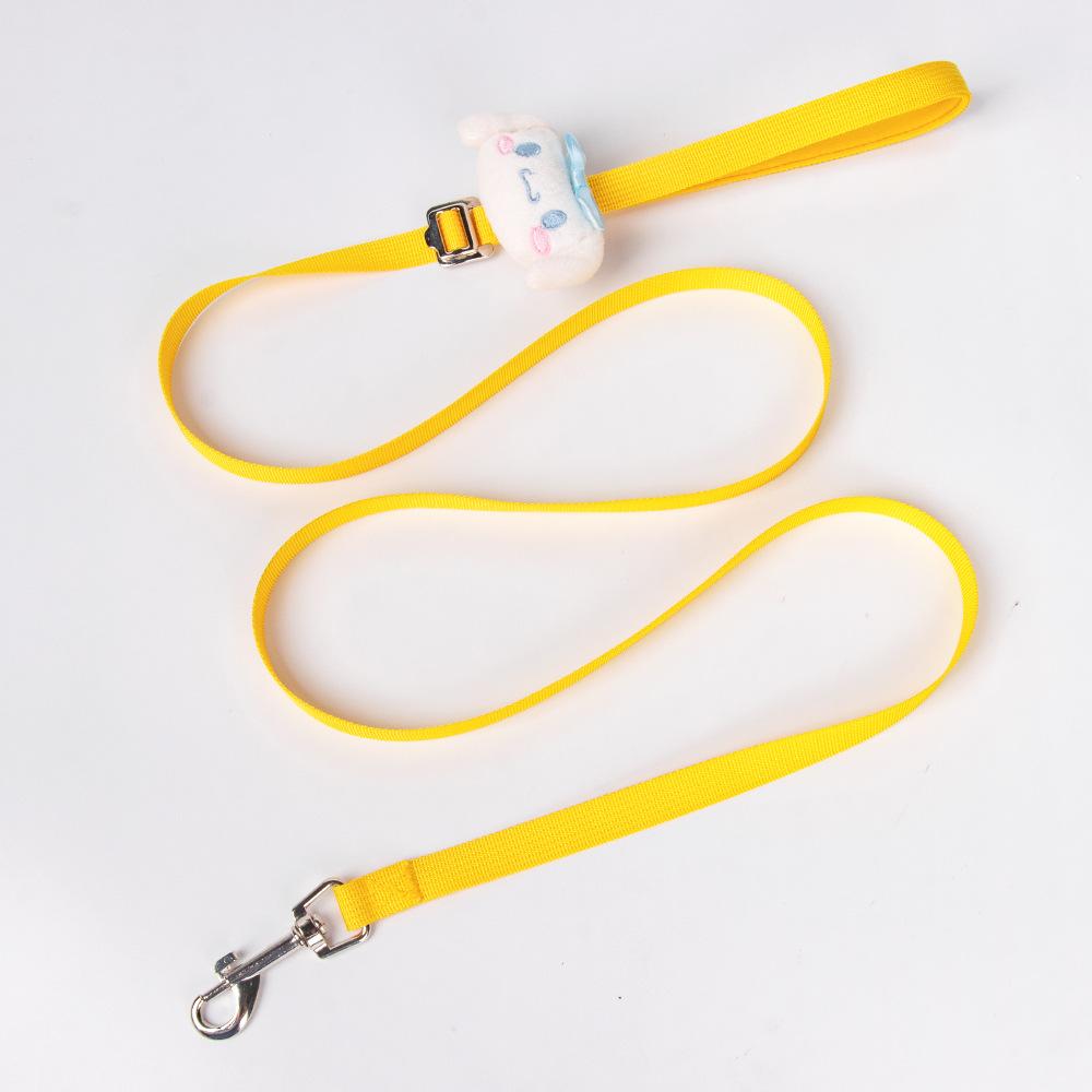 New Dog Leash Korean Color Matching Puppy Chest and Back Breathable and Light Dog Chest Strap Walking Dog Than Bear