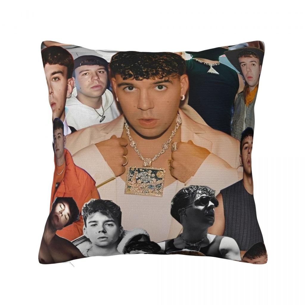 Rapper Quevedo Spanish Singer Pillow Cover Polyester Pillow Case Cushion Cover Fashion Pillowcases For Sofa Bedroom Home Decor