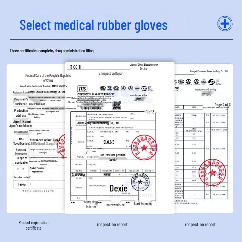 Sterile Latex-Puderfreie Chirurgische Handschuhe - Einweg Medizinische Untersuchungs- & Zahnarzt-Handschuhe