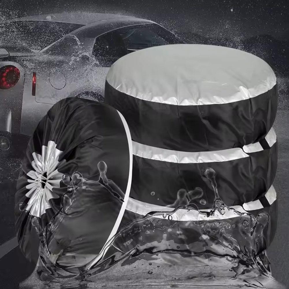 Tire Cover Tire Protective Cover Spare Tyre Anti Scratch Bag Wheel Cover Waterproof Car Tire Bag with Handle
