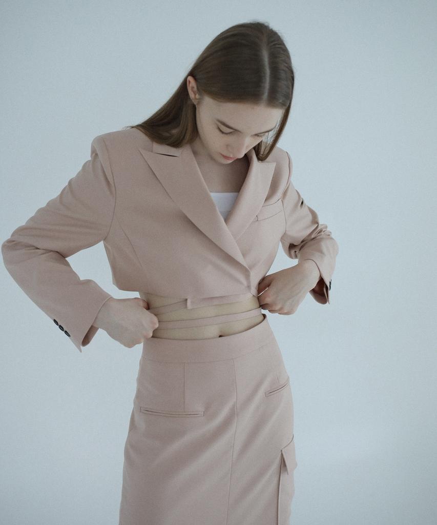PAUL&ALICE Pocket Maxi Skirt / Pink