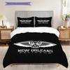 New Orleans Basketball Spirit Three-piece set(1 * duvet cover + 2 * pillowcase, without core)Soft and comfortable Christmas birthday gift