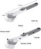 New Dishwand Set No-Scratch Soap Dishwashing Brush Scrubber Kitchen Cleaning Sponge Cleaning Brush for Pots Dishes Sink Comes