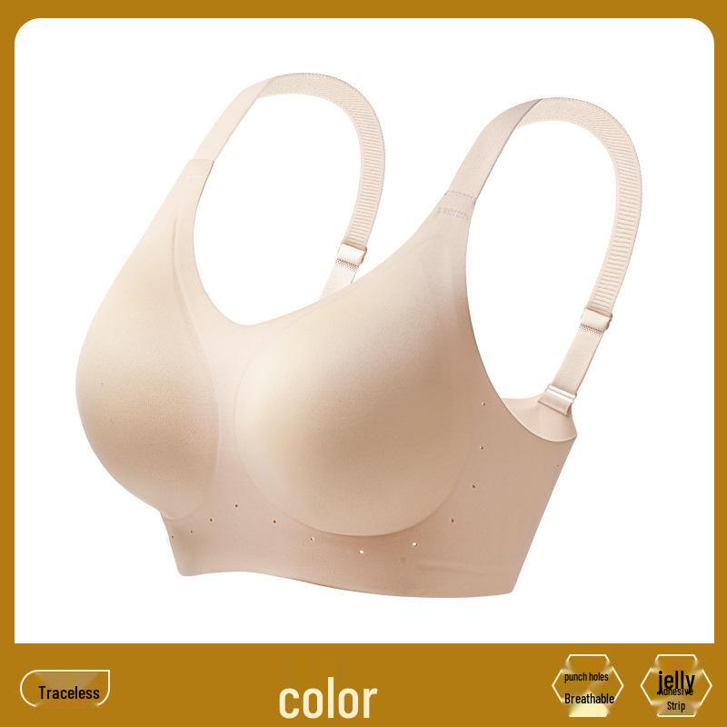 Soft Support Seamless Anti-Slip Wire-Free Bra for Women with Large Bust - Minimizes Appearance, High Elasticity, Lightweight, Breathable.