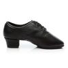 3.5CM Latin Dance Shoes Mens Boys Leather Jazz Dance Shoes for Women Girls Professional Shoes
