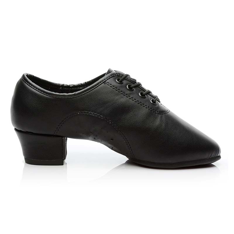 3.5CM Latin Dance Shoes Mens Boys Leather Jazz Dance Shoes for Women Girls Professional Shoes
