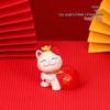 Lucky Cat Resin Mobile Holder - Cute Office Desktop Decoration Gift