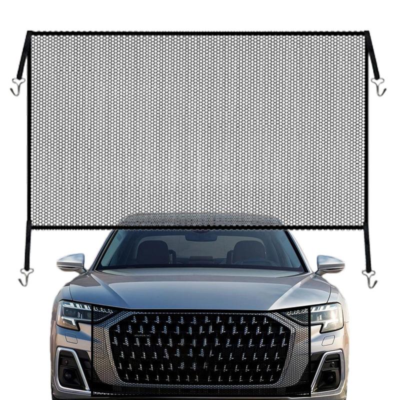 Car Bumper Grill Mesh Multifunctional Grille Mesh Spoiler Bumper Vent Car Pickup Truck Grill Insert Durable Protective Car