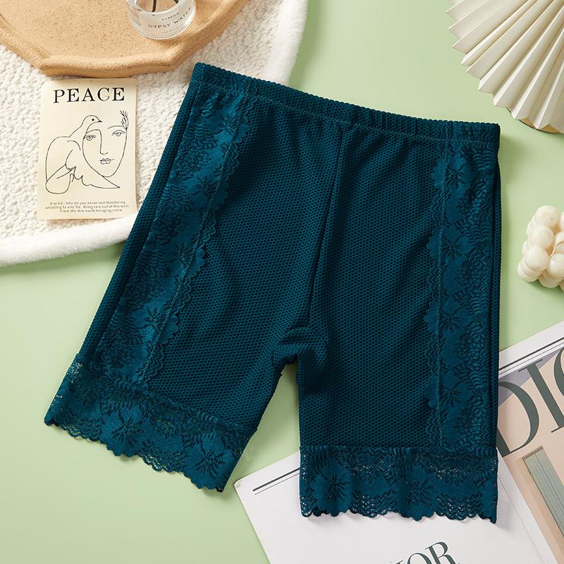 Plus Size Women's New Summer Lace Traceless Anti Slip High Waist Constricting Panties