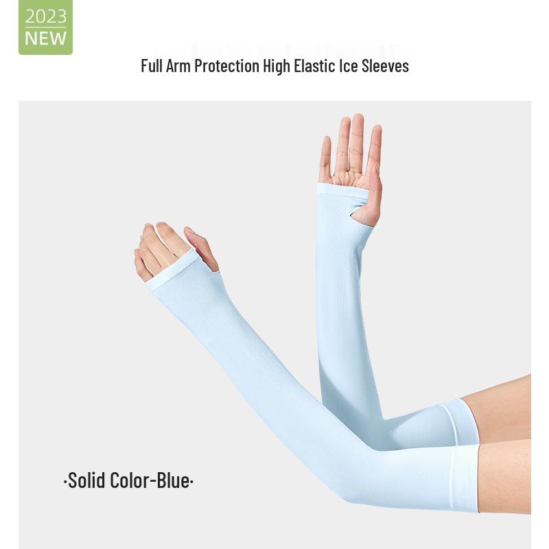 Bona Si Ice Silk Sun Protection Sleeves for Men and Women – UV Shield for Cycling and Driving