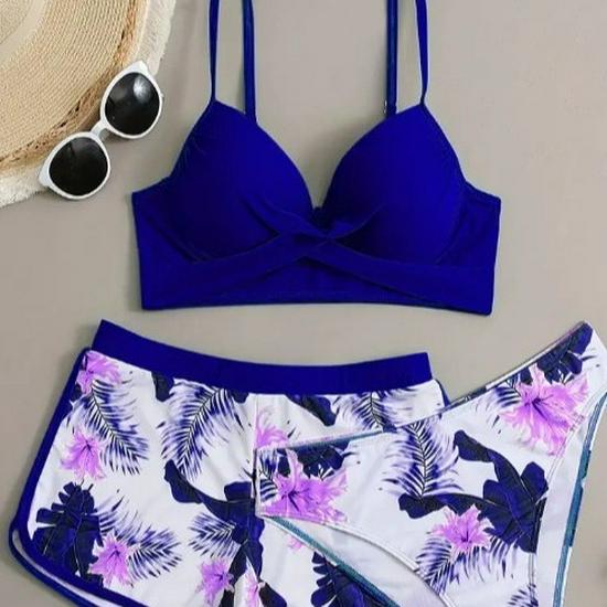 New Sexy European & American Women's Underwire Bikini Swimsuit