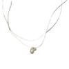 Double-layer Stacked Wearing Imitation Pearl Necklace Women's 2026 New Niche Light Luxury High-end Clavicle Chain Temperament Simple Neck Chain