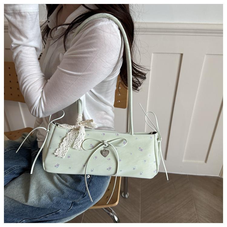 Nuova Borsa con Stampa di Nicchia Primavera Estate per Donne Versatile da Pendolare Borsa a Spalla Sottobraccio Borsa Fashion a Baguette