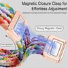 Horlogebanden voor Xiaomi Mi Band 10 9 8 NFC Vervangende riem accessoires magnetisch Gevlochten correa armband Miband 9 Miband 8 Band