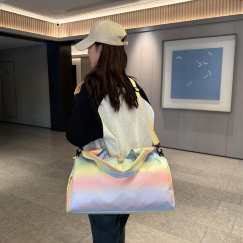 Trendy Bunte Fitness Sport Yoga Tasche Freizeit Einfache Große Kapazität Touring Tasche Tragbare Leichte Reisetasche Kann Eine Schulter/Cross-Body/Handheld