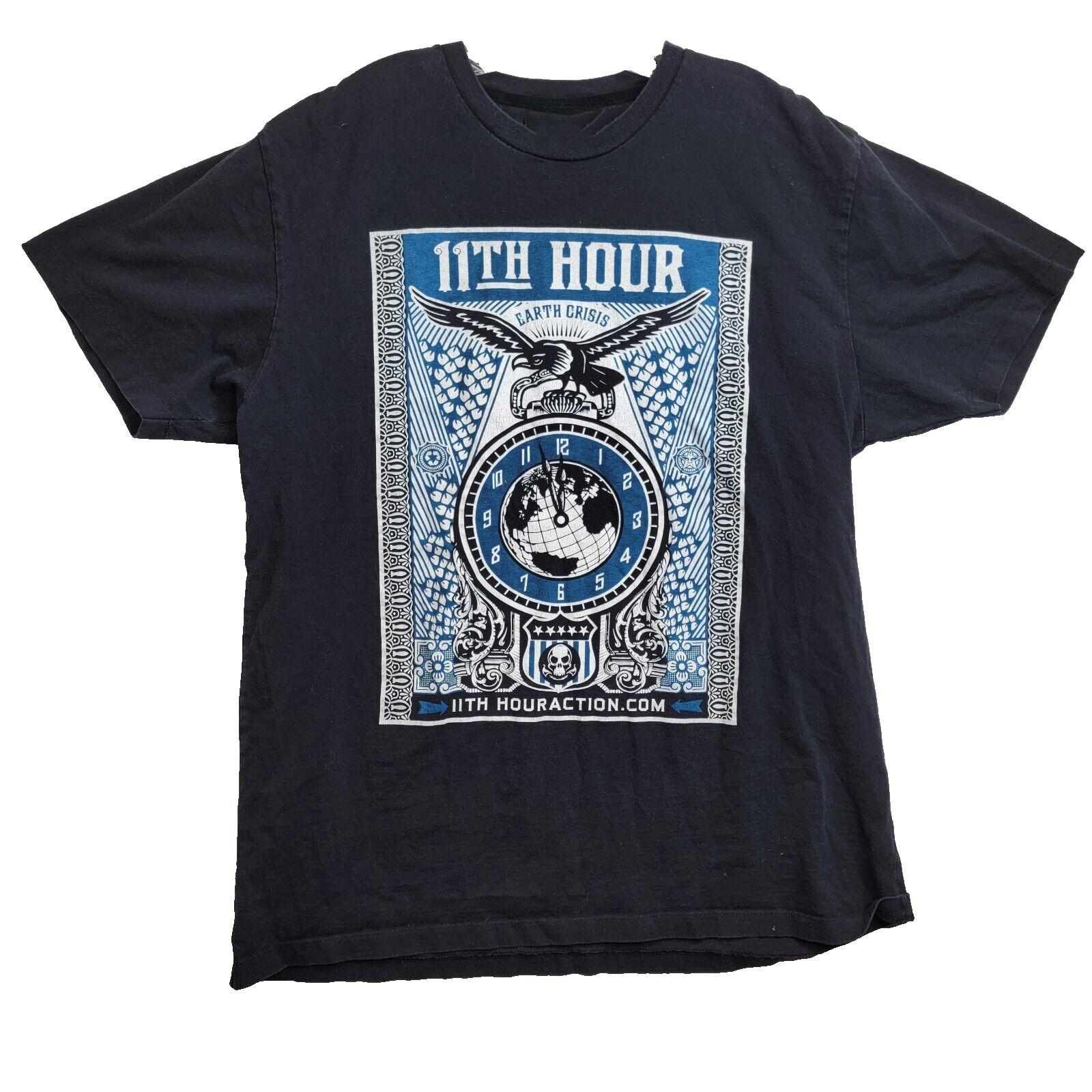 Earth Crisis 11th Hour Black Short Tee Cotton Shirt All Size SB226 M