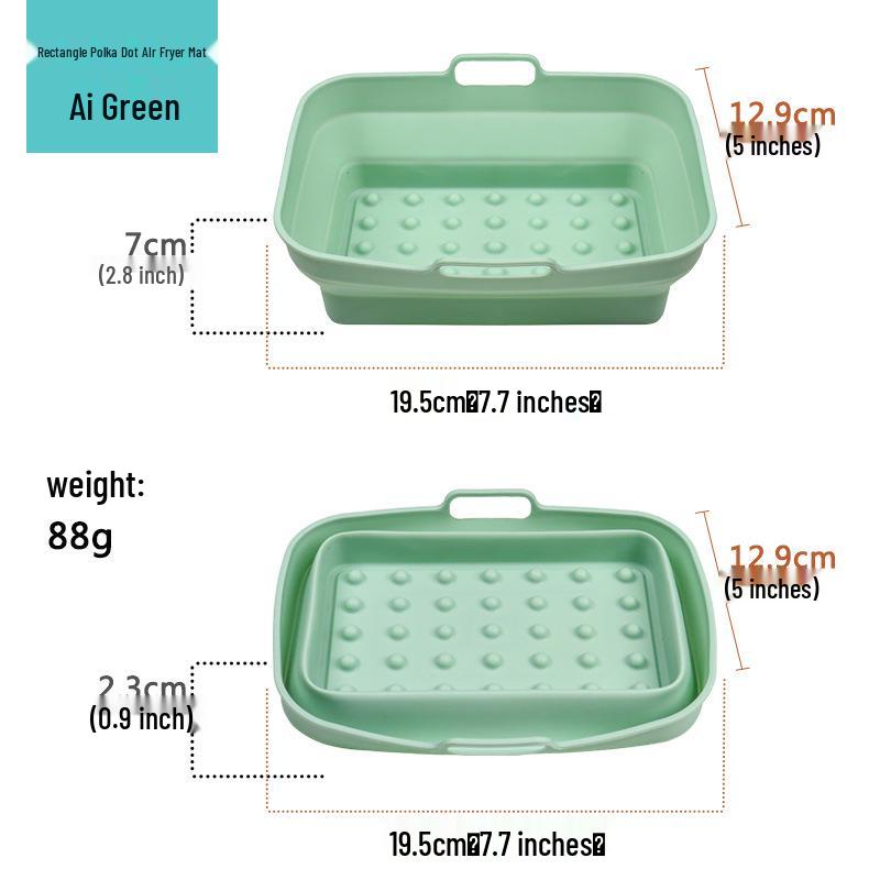 Silikonowa Forma do Pieczenia i Mata do Frytkownicy Powietrznej - Silikon Spożywczy