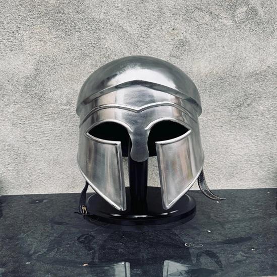 Greek Corinthian Helmet Full Size Medieval Warrior Armor with Plume