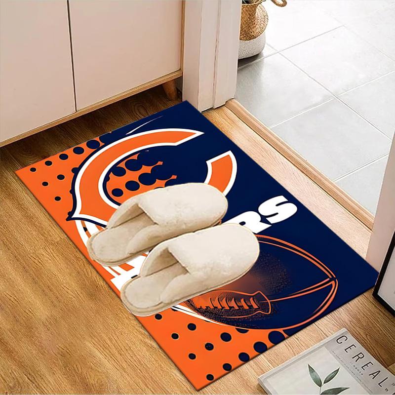 Chicago Bears Rug Game Carpet, Floor Mat for Bedroom Living Room Entryway Rug, Home Decor Idea Gift for Christmas Birthday