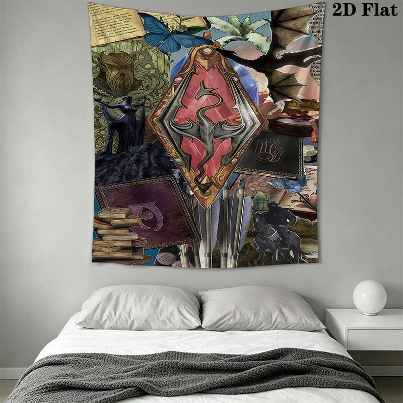 2K Games Wall Hanging Printed Fabric Blanket Decorative Tapestries for Bedroom Living Room Home Decor