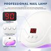 72W UV LED Nail Drying Lamp For Curing All Nail Gel Polish 24LEDS Nail Dryer With Automatic Sensor Professional Salon Art Tools
