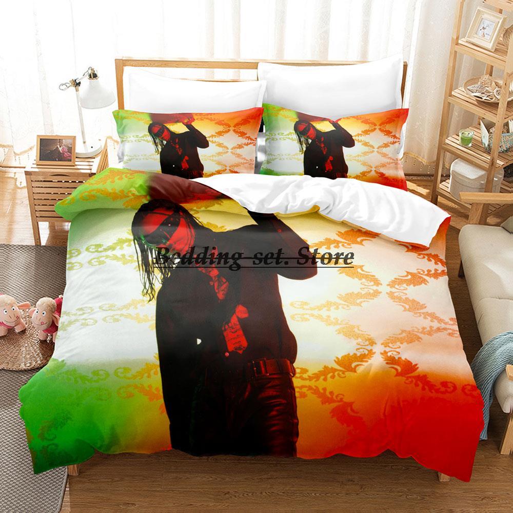 Steve Lacy Bettwäsche-Set Einzelbett Twin Full Queen King Size Bettwäsche-Set Aldult Kinderzimmer Bettbezug-Sets 3D-Druck Anime Bettlaken-Set