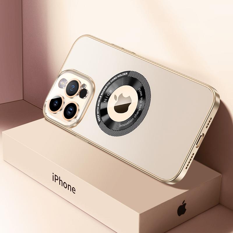 Magnetic Silicone Shockproof Case for iPhone 14 13 12 Pro Max Plus Wireless Charging Cover