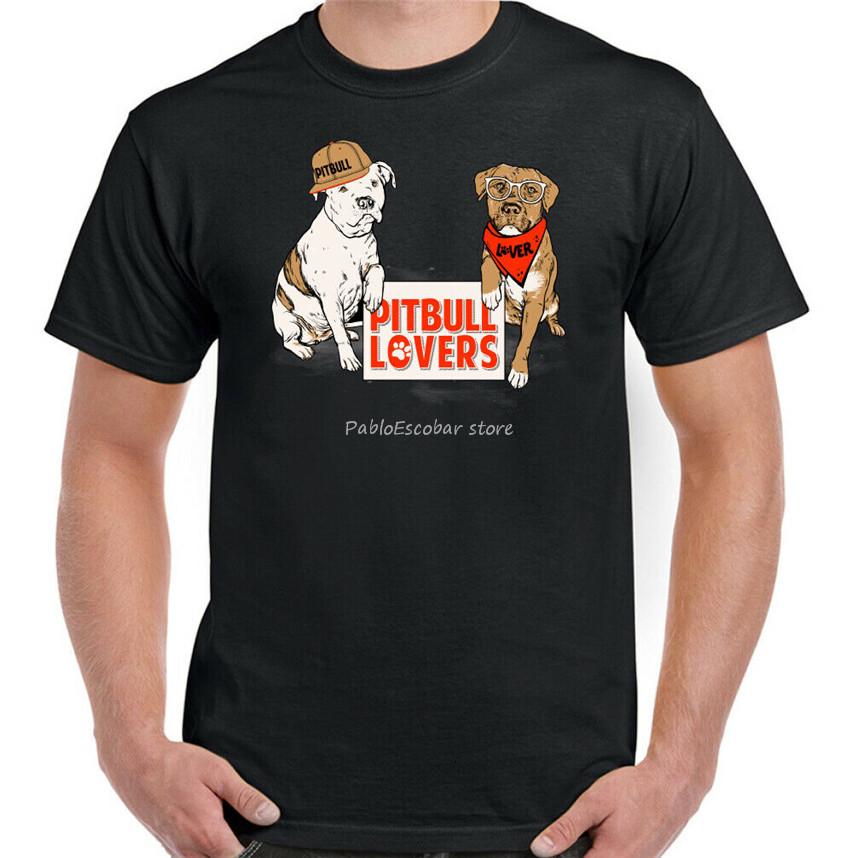 

Pitbull Lovers Mens Funny TShirt Pet Dog Puppy Humorous Tee Shirt male brand tshirt summer plus size teeshirt S
