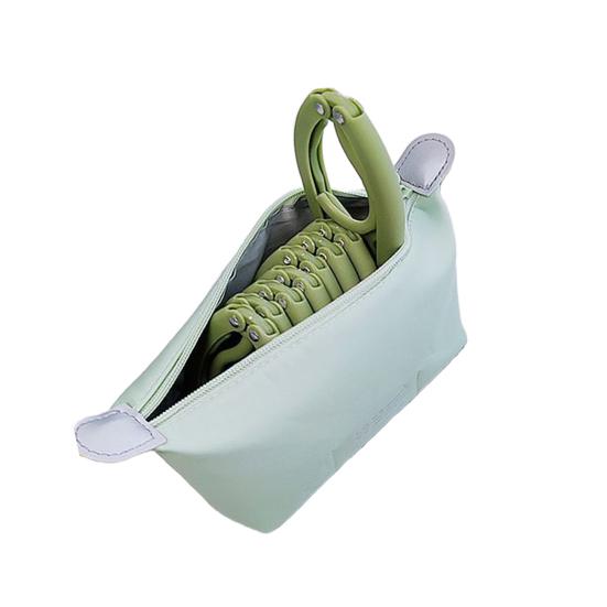 Folding Rack Storage with Hook Head Clothes Bag Closet Organization Accessory