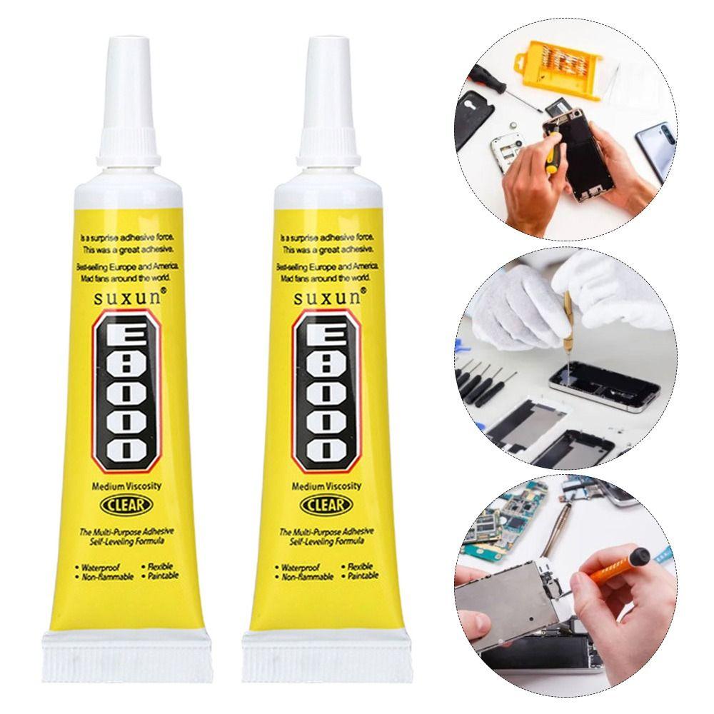 Transparent Phone Repair Glue E8000 Mobile Screen Adhesive  Jewellery Repair