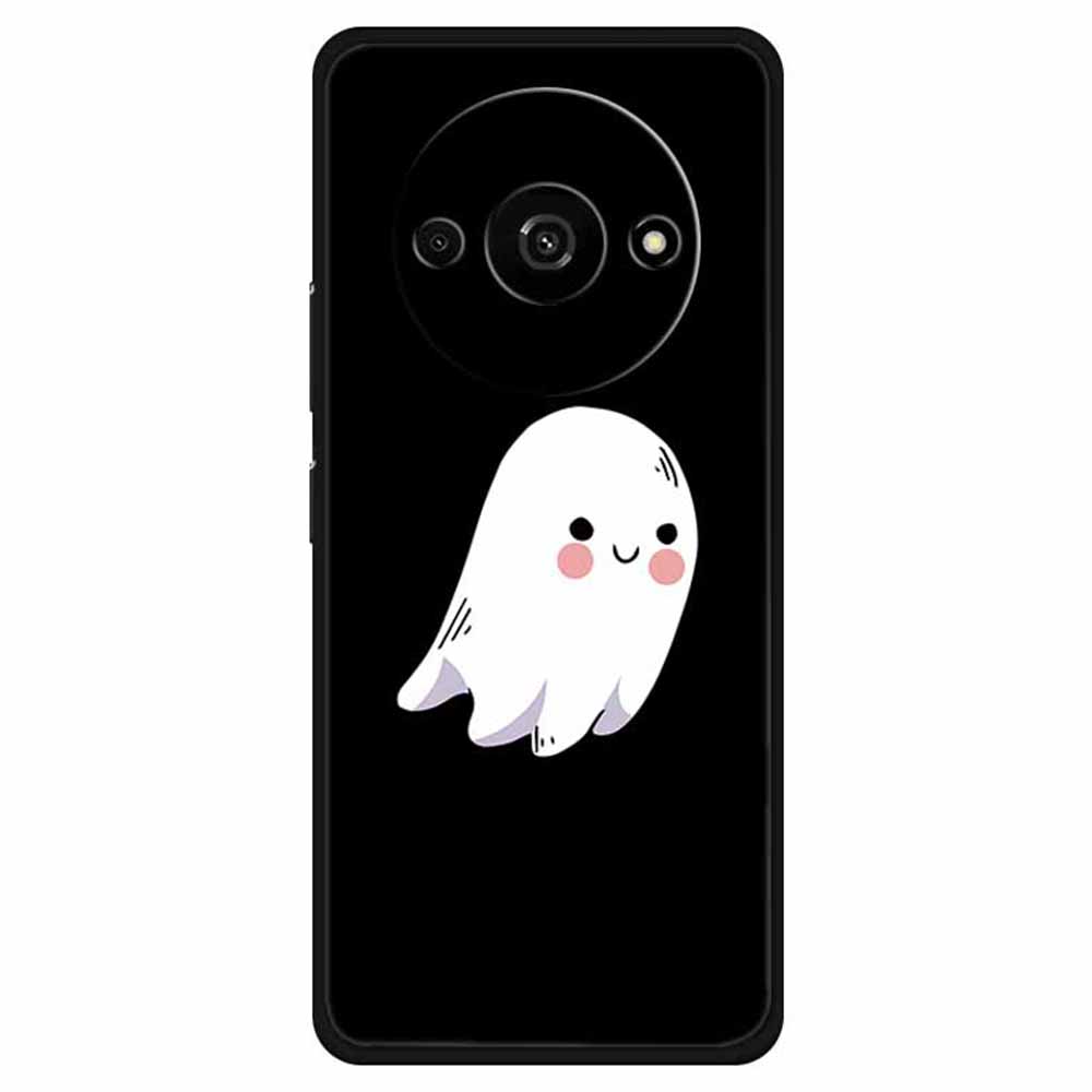 

For Xiaomi Redmi A3/Poco C61 4G Shockproof Case Pattern Print Soft TPU Phone Cover Ghost