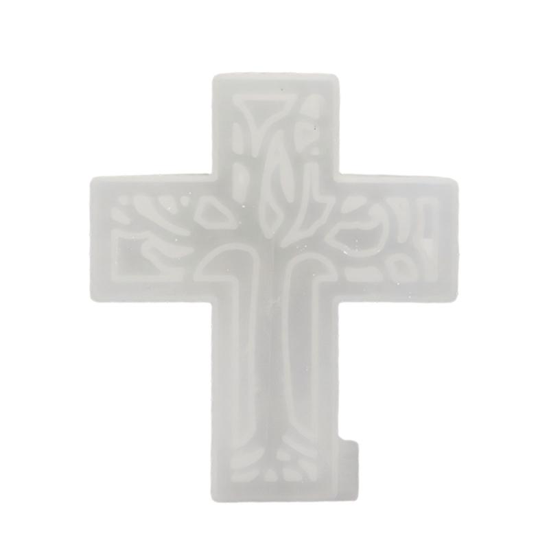 Creative Silicone Crossed Mold Easy Demolding Mold For Handmade Gift Religious Decors And Craft Project Making Essential