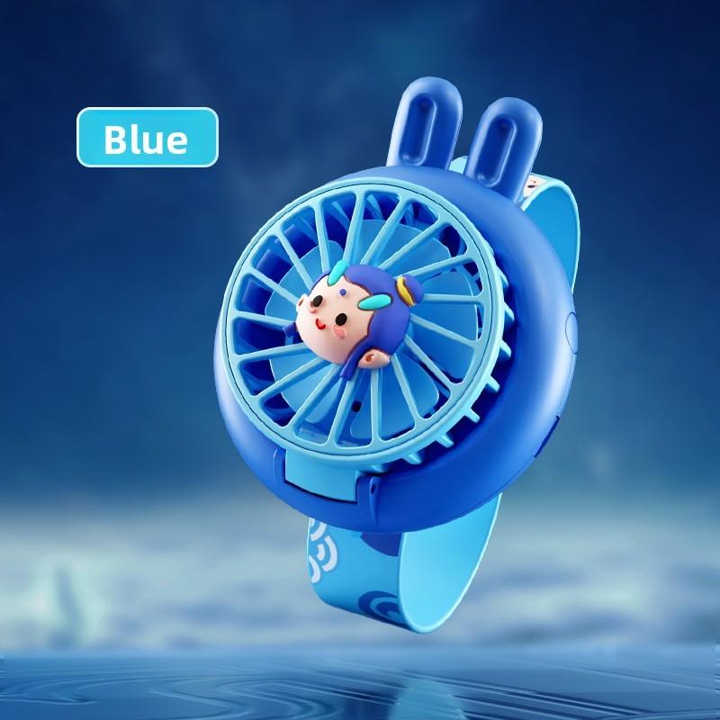 Childrens Cartoon Handheld Fan With Usb Charging And 3speed Settings For Kids Travel And School Use