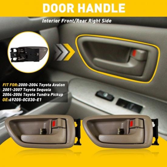 

Внутренняя ручка двери передняя+задняя правая для Toyota Sequoia 2001-07 69206-0C030-E1
