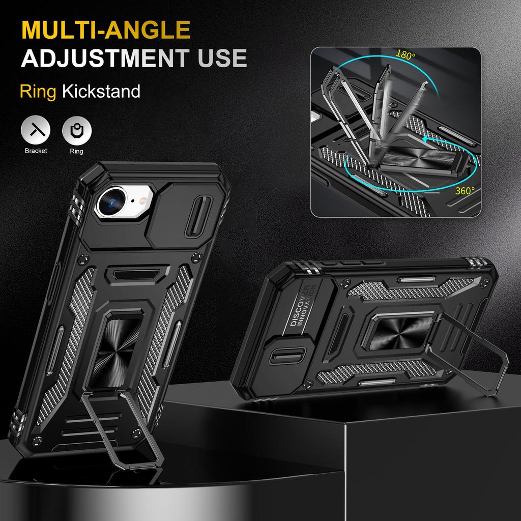 Luxury Shockproof Hybrid Rugged Hard Case Holder Phone Back Cover For Cell Phones