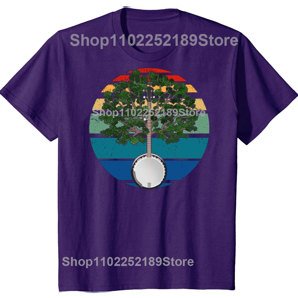 

Funny Vintage Banjo Retro Country Music Gift Graphic Tshirts Men Womens Fashion Casual Tshirt 100 Loose Oversized T Shirt 4XL