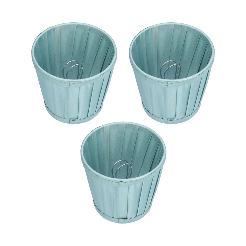 3 PEÇAS Cúpula de Tecido E14 Clip On Capa de Lâmpada de Tecido para Lustre Arandela Escritório Decoração de Casa
