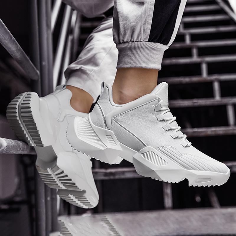 thick sole walking shoes