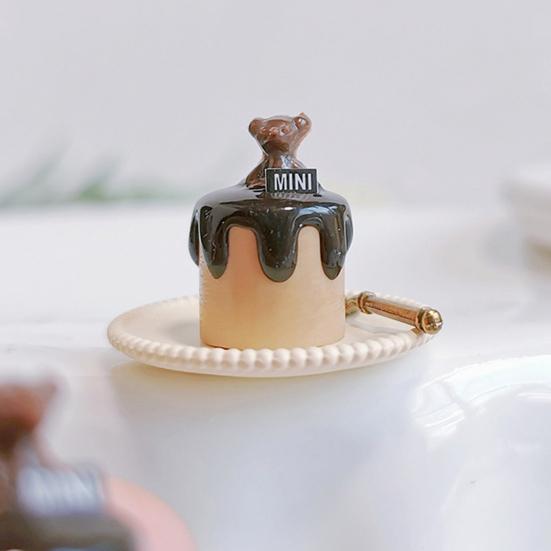 Mini Dessert Model 1:12 Scale Miniature Cake Handmade Resin Food Accessories for Doll Mansion Decoration Kids Pretend Play