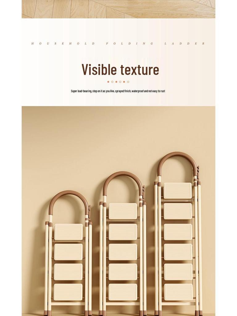 Carbon Steel Telescopic Folding A-Frame Ladder & Clothes Rack