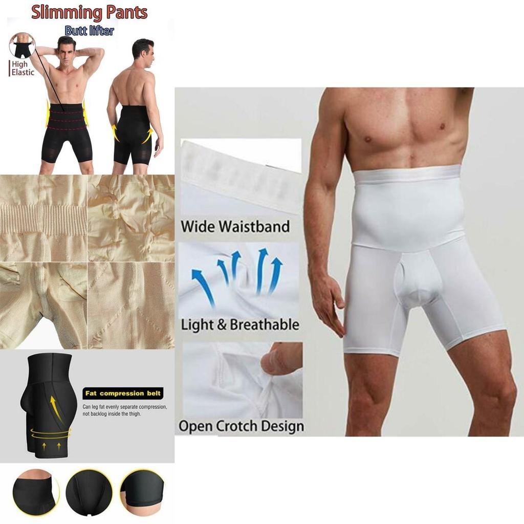 Men's Body Shaper Tummy Control Slimming Shorts With Breathable And Lightweight Material For Comfortable Wear