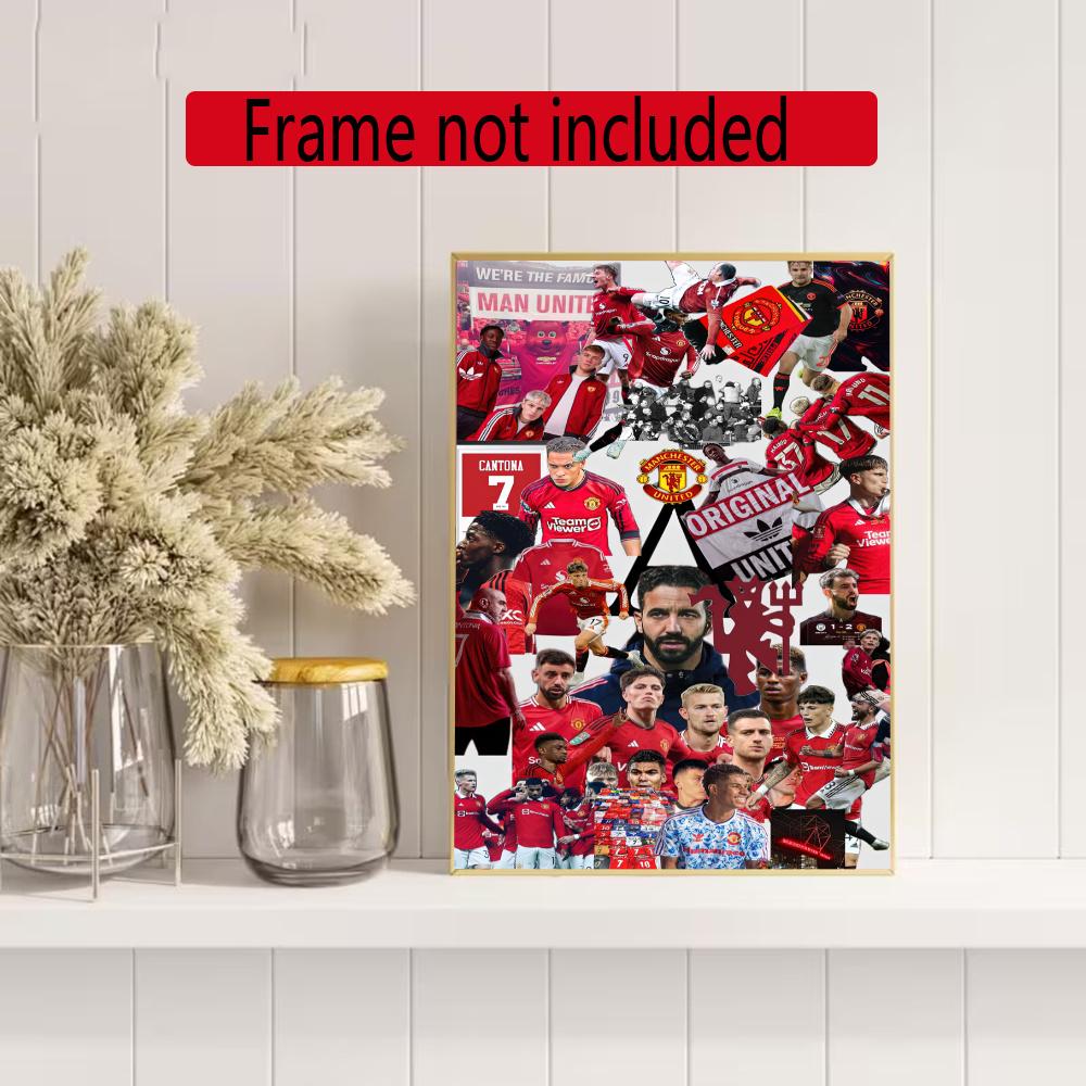 Manchester 5D Diy Diamond Painting Round Diamond Diy Frameless Holiday Artwork Suitable For Home Office Wall Decoration