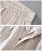 Pure Linen Men's Stand Collar Long Sleeve Shirt - National Style, Versatile, Trendy, Loose Fit