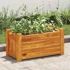 Garden Raised Bed Acacia Wood 50 X 25 X 25 Cm