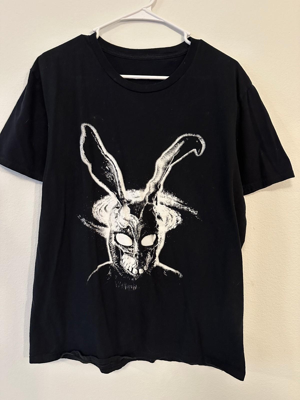 Unknown Donnie Darko Frank Rabbit Graphic T Shirt Men s Large Black Horror Movie Unisex T-Shirt XXXL