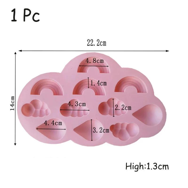 New 36 Cavity Clouds Silicone Mold Weather Shape DIY Baking Cake Chocolate Fondan Ice Cube Mold Handmade Soap Candle Decorations